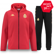 Pack chaqueta de viaje roja y pantalón de viaje